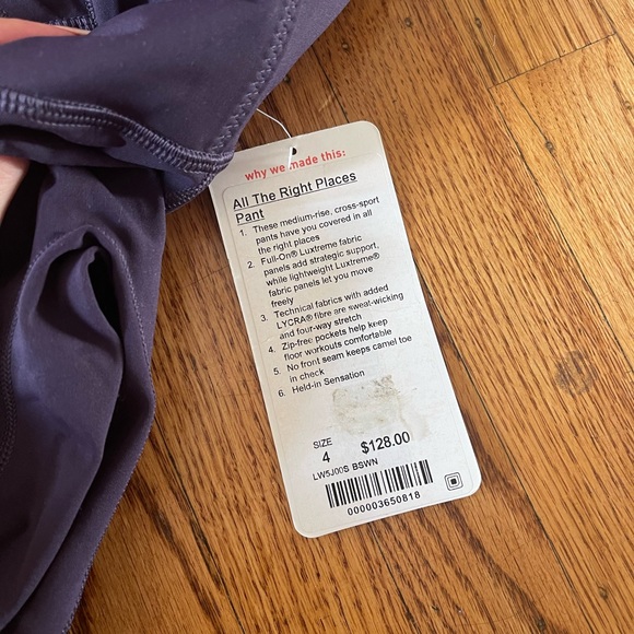 NWT lululemon ATRP full length sz 4 - Picture 2 of 4